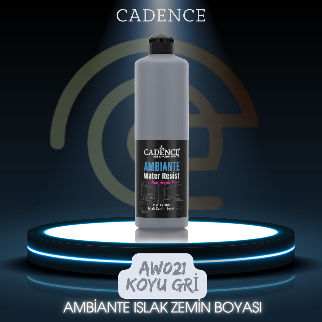 AW21 Koyu Gri Ambiante Islak Zemin Boyası 500ML + Katalizör 20GR