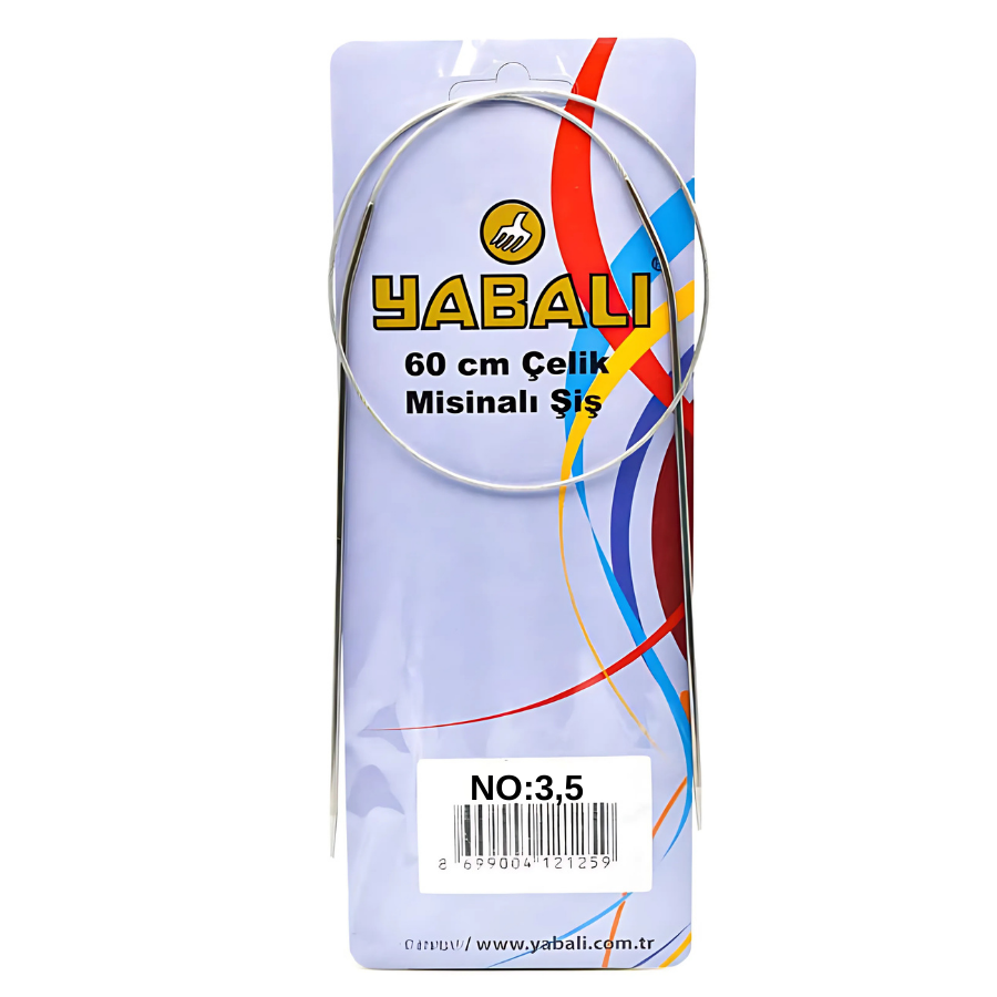YABALI,60 CM ÇELİK MİSİNALI ŞİŞ NO:3,5
