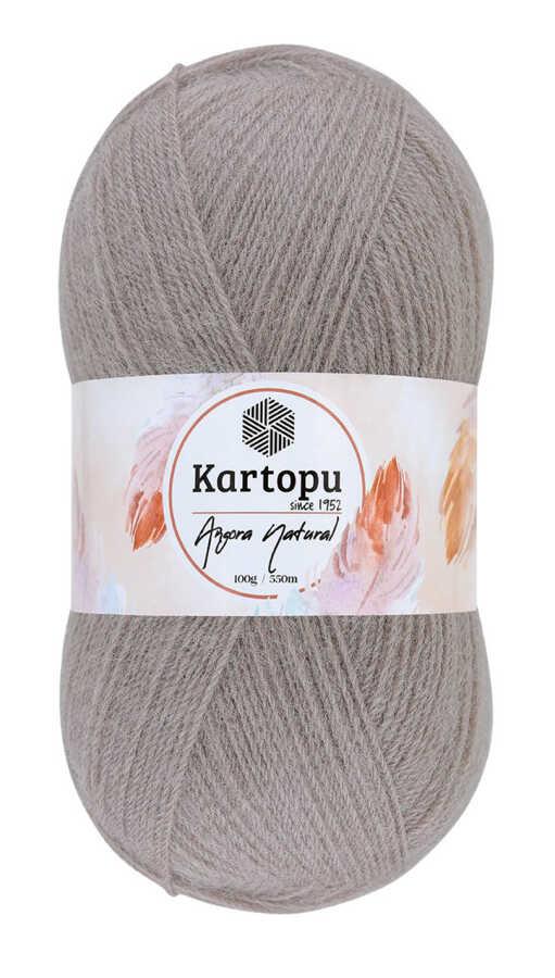 KARTOPU,ANGORA NATURAL K0843 ORTA KAHVE