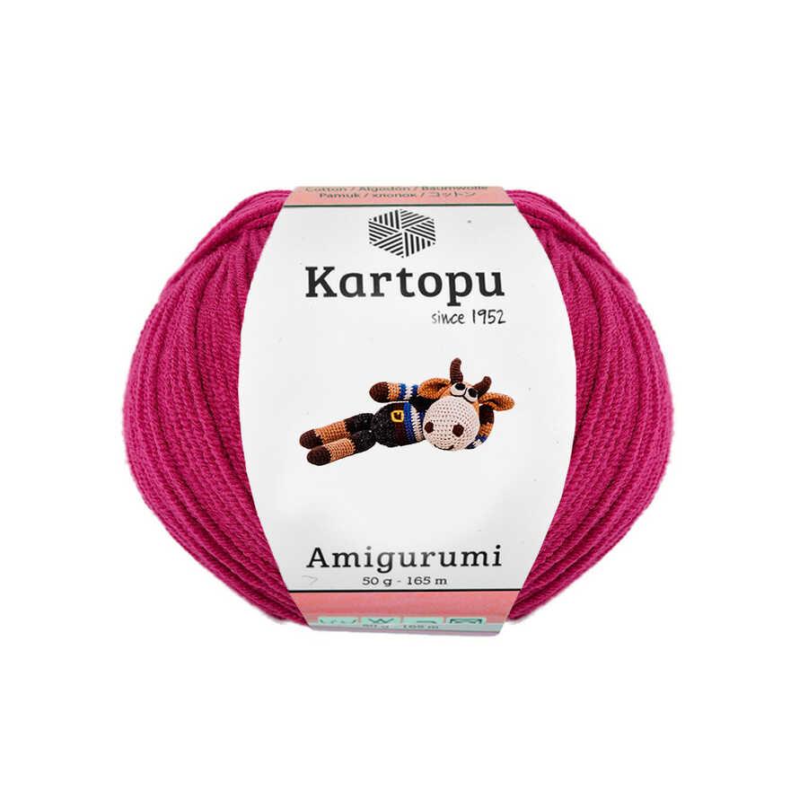 KARTOPU,AMİGURUMİ K0734 KOYU PEMBE