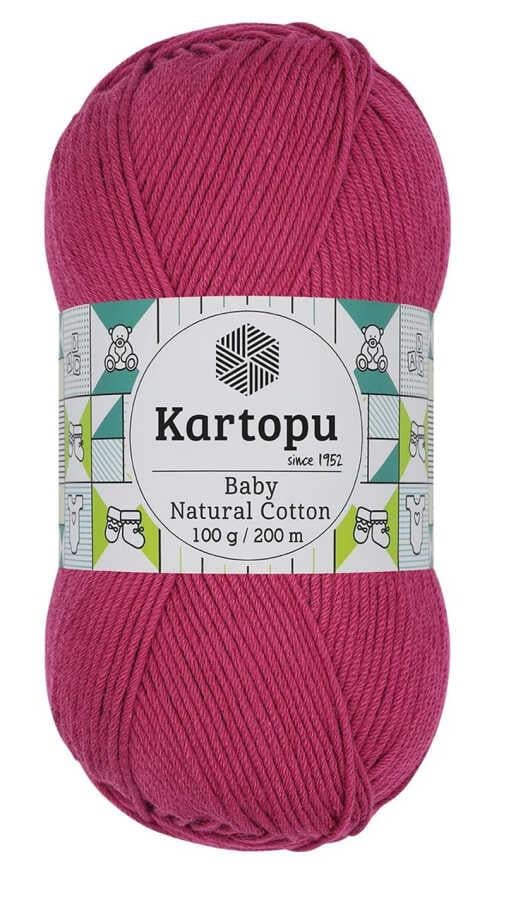 KARTOPU,BABY NATUREL COTTON K0734 KOYU PEMBE