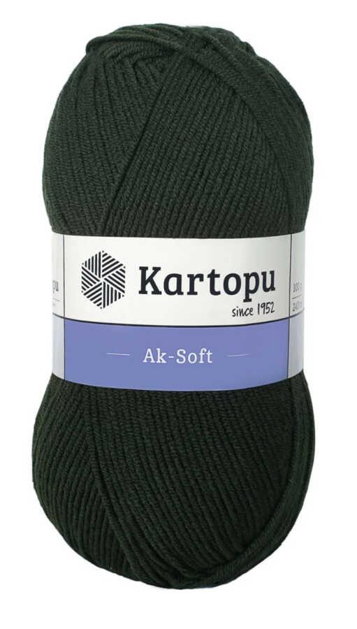 KARTOPU,AK-SOFT K0478 KARA YEŞİL