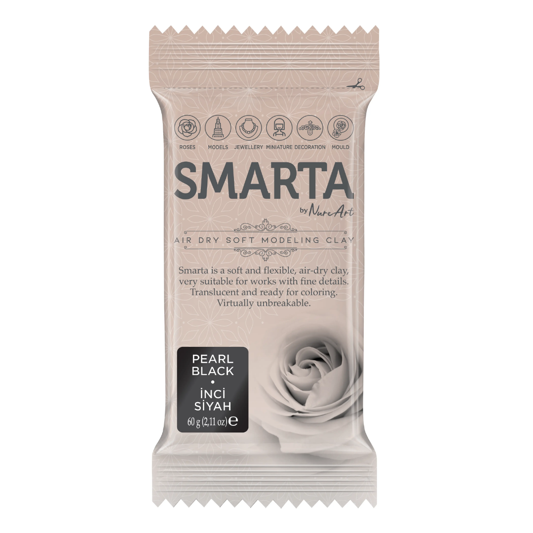 SMARTA HAVAYLA KURUYAN MODELLEME HAMURU METALİK SİYAH İNCİ 60 GR