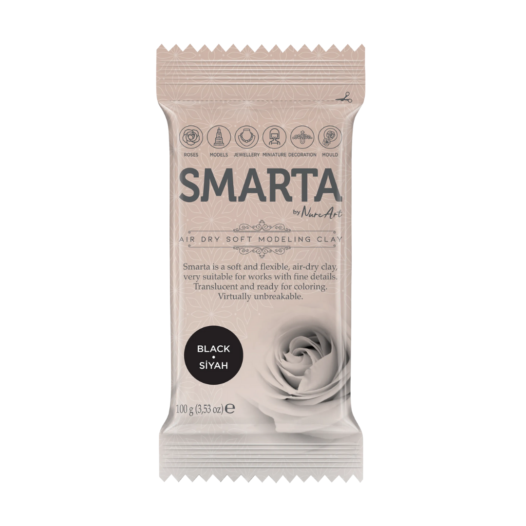SMARTA HAVAYLA KURUYAN MODELLEME HAMURU SİYAH 100GR