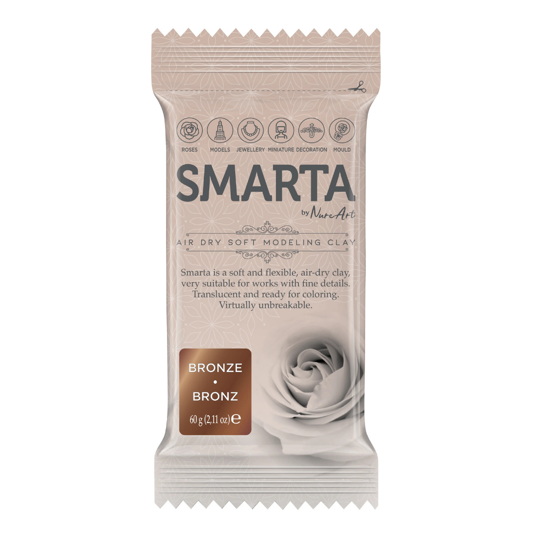 SMARTA HAVAYLA KURUYAN MODELLEME HAMURU METALİK BRONZ  60 GR