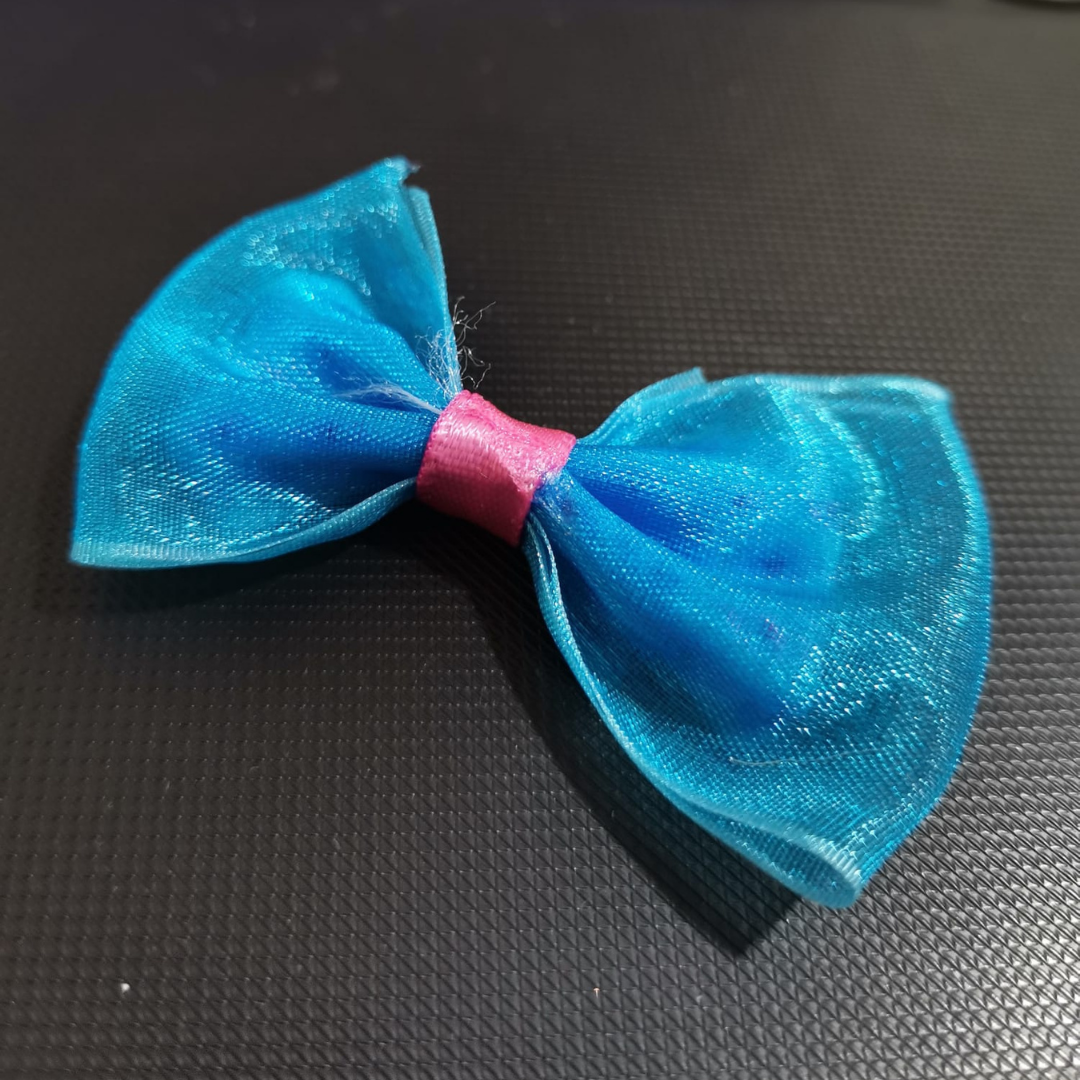 5 CM PEMBE MAVİ PUANTİYELİ KURDELE 25 ADET