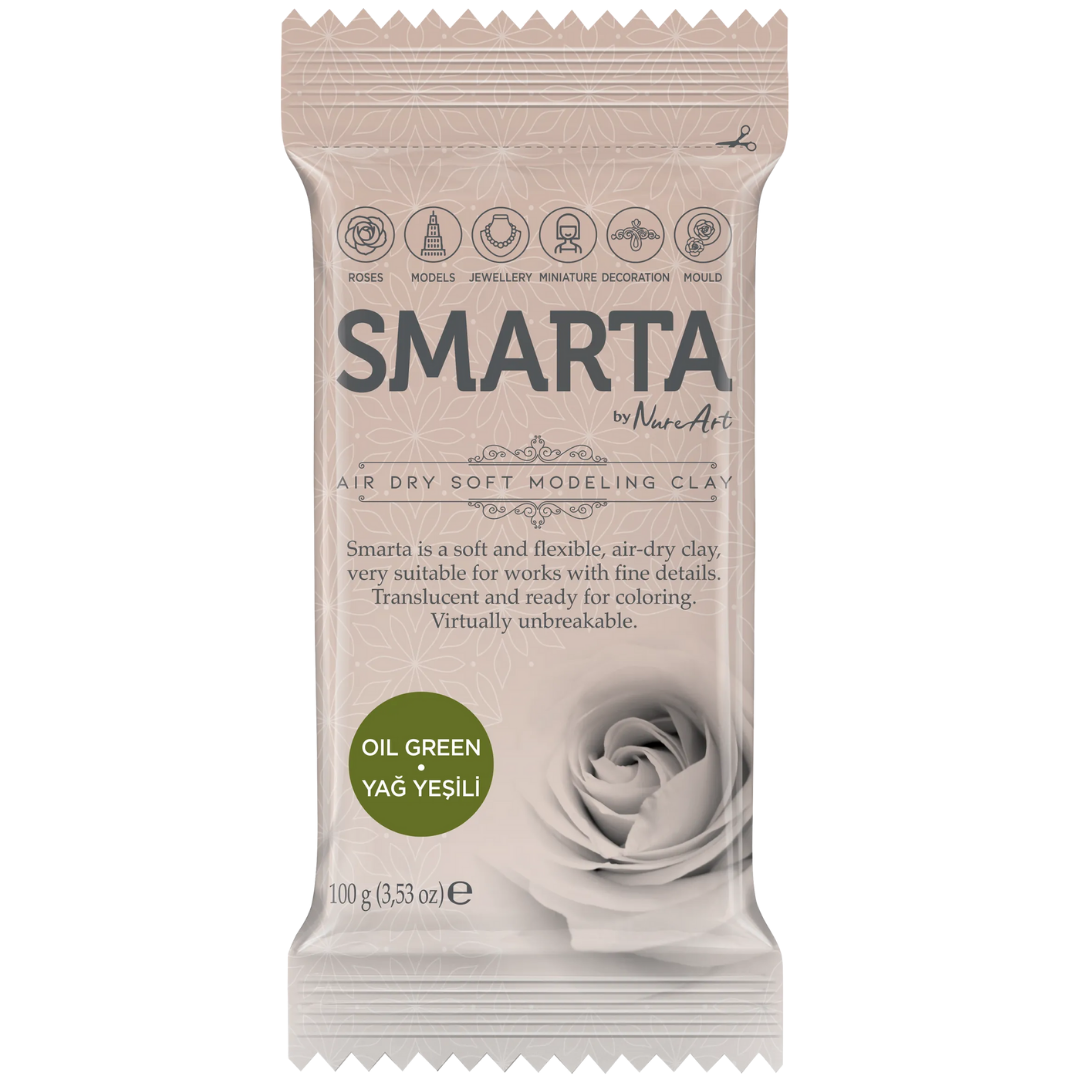 SMARTA HAVAYLA KURUYAN MODELLEME HAMURU YAĞ YEŞİLİ 100GR
