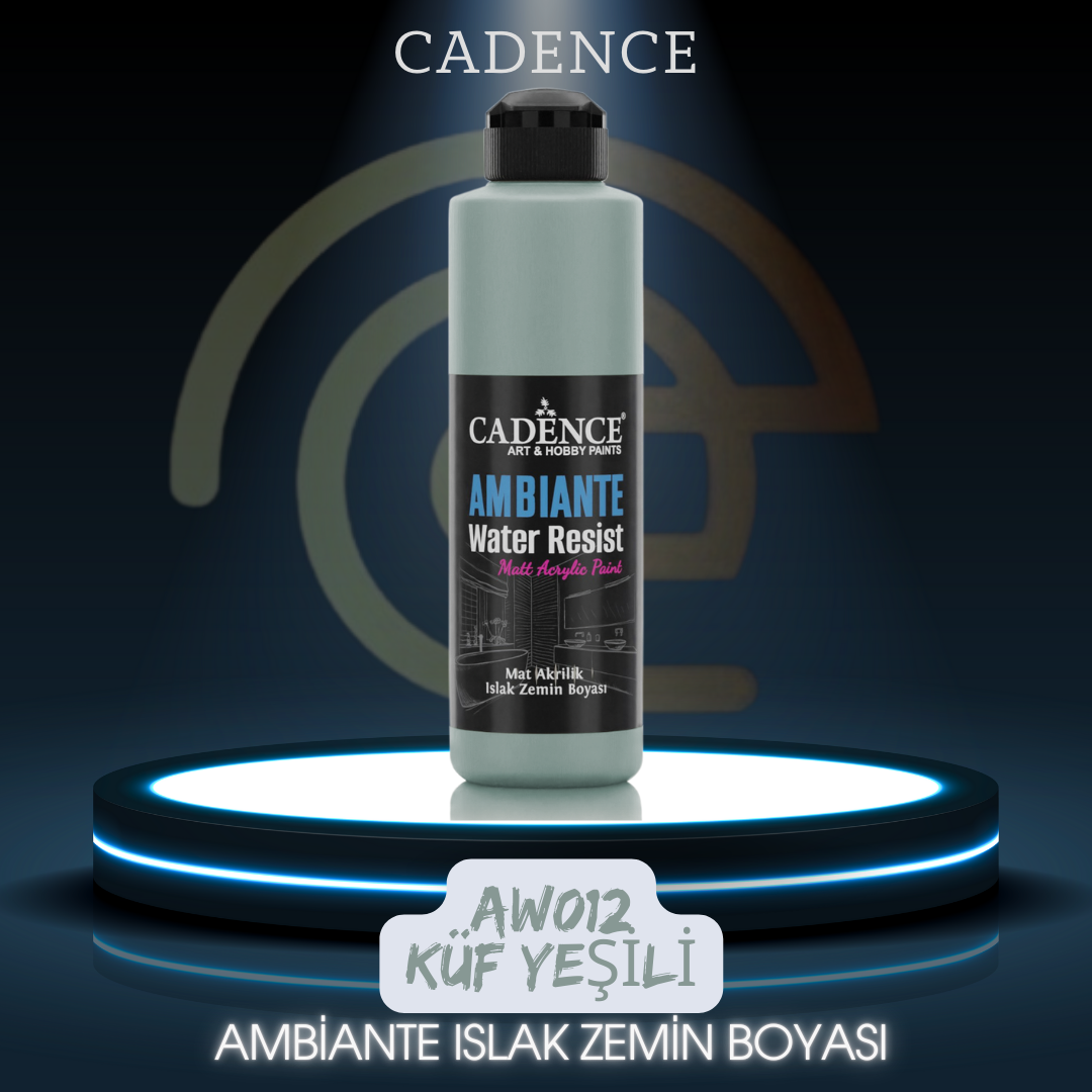 AW12 Küf Yeşili Ambiante Islak Zemin Boyası 250ML + Katalizör 10GR
