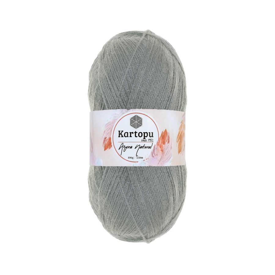 KARTOPU,ANGORA NATURAL K0988 AÇIK GRİ