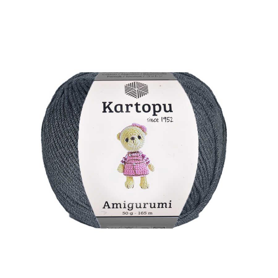 KARTOPU,AMİGURUMİ K0995 KOYU GRİ