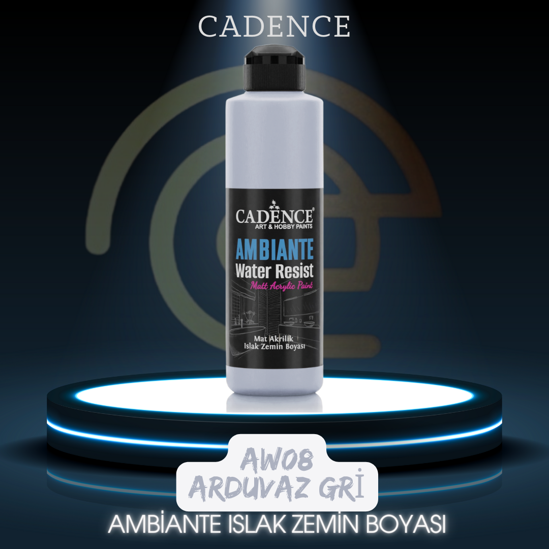 AW08 Arduvaz Gri Ambiante Islak Zemin Boyası 250ML + Katalizör 10GR
