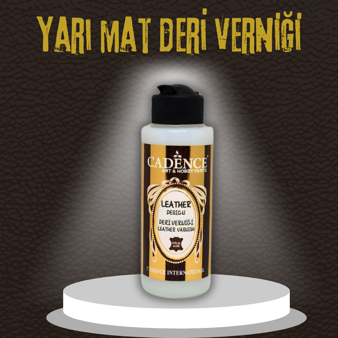 CADENCE 120ML Deri Verniği YARIMAT