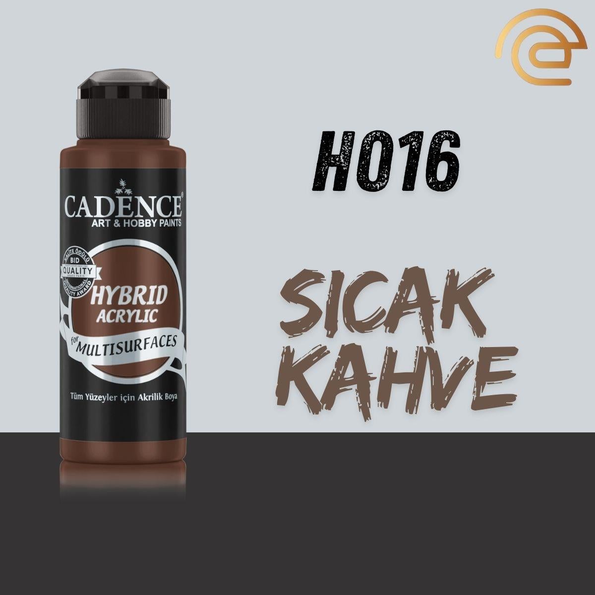 Cadence Hibrit Mulisurface Boya 120 Ml H016 Sıcak Kahve