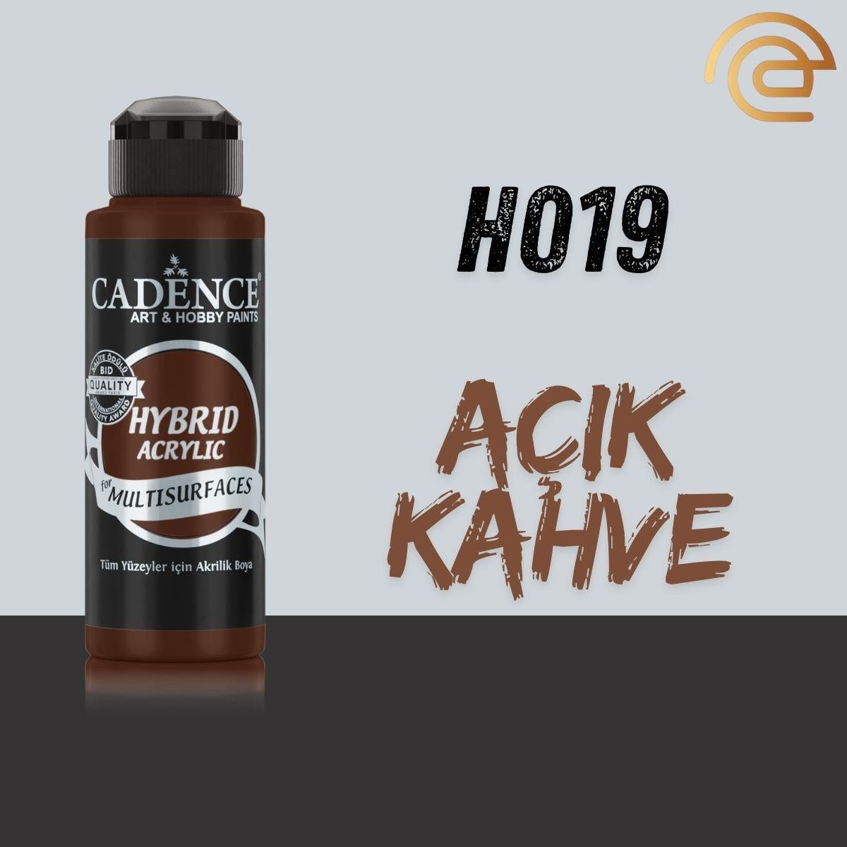 Cadence Hibrit Mulisurface Boya 120 Ml H019 Açık Kahve
