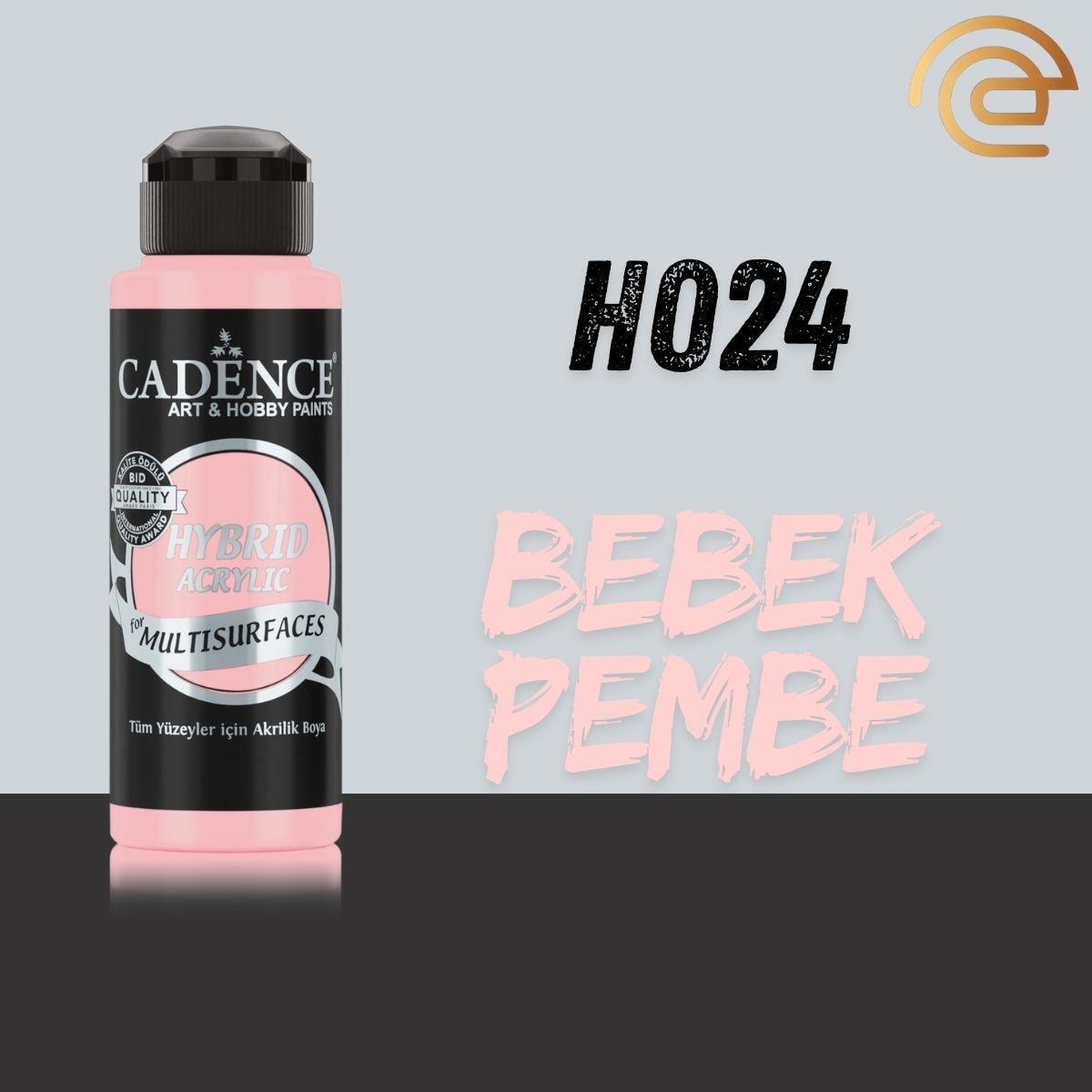 Cadence Hibrit Mulisurface Boya 120 Ml H024 Bebek Pembe