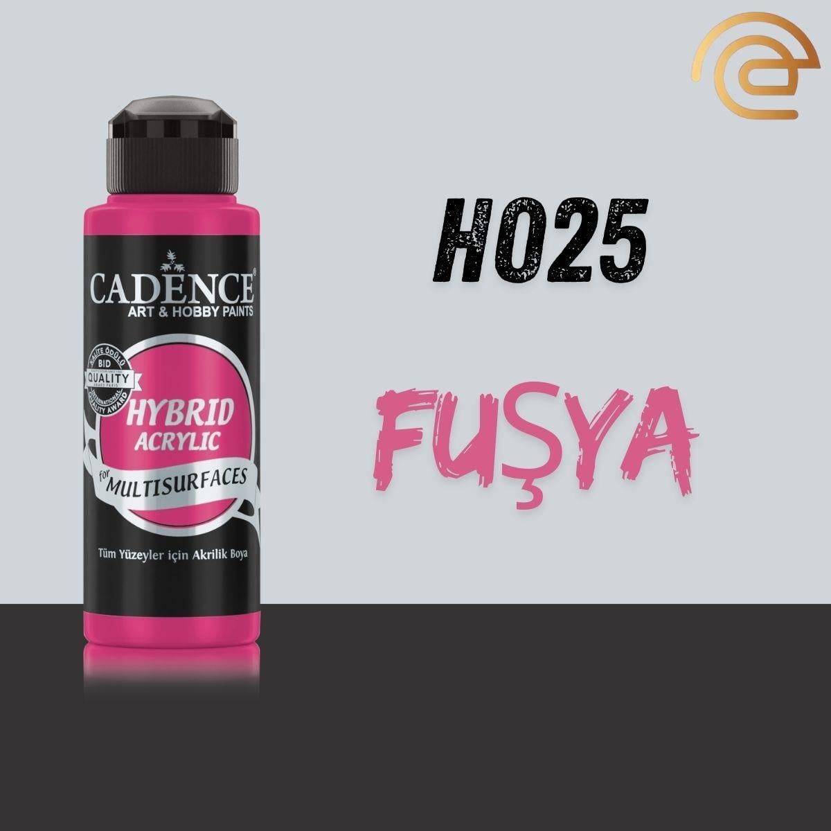 Cadence Hibrit Mulisurface Boya 120 Ml H025 FUŞYA
