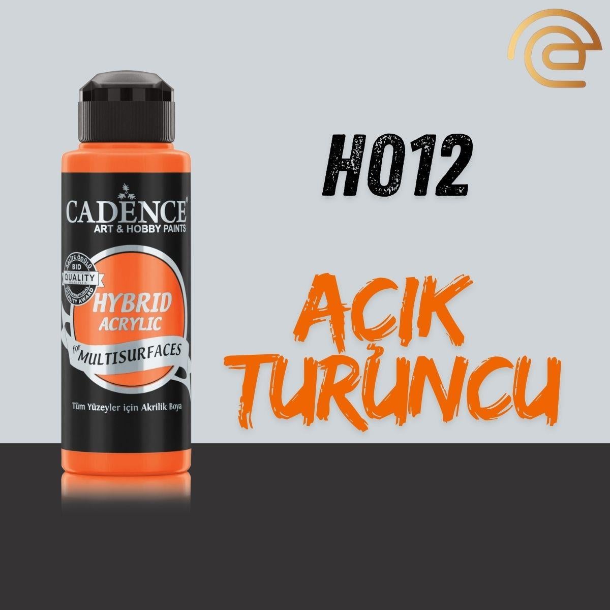 Cadence Hibrit Mulisurface Boya 120 Ml H012 Turuncu