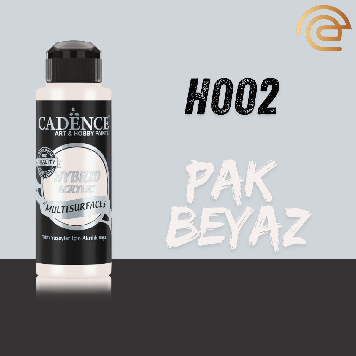 Cadence Hibrit Mulisurface Boya 120 Ml H002 Pak Beyaz