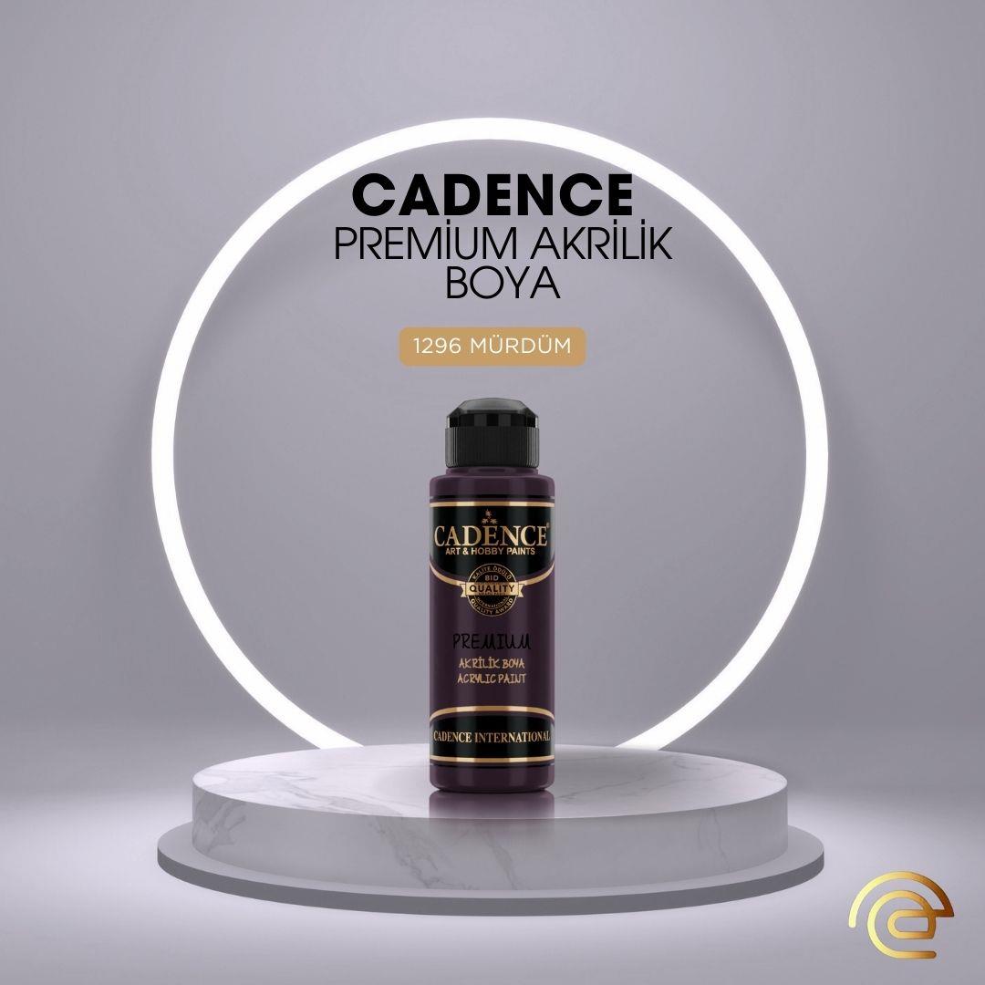 Cadence PREMİUM AKRİLİK BOYA 120 ML 1296 MÜRDÜM