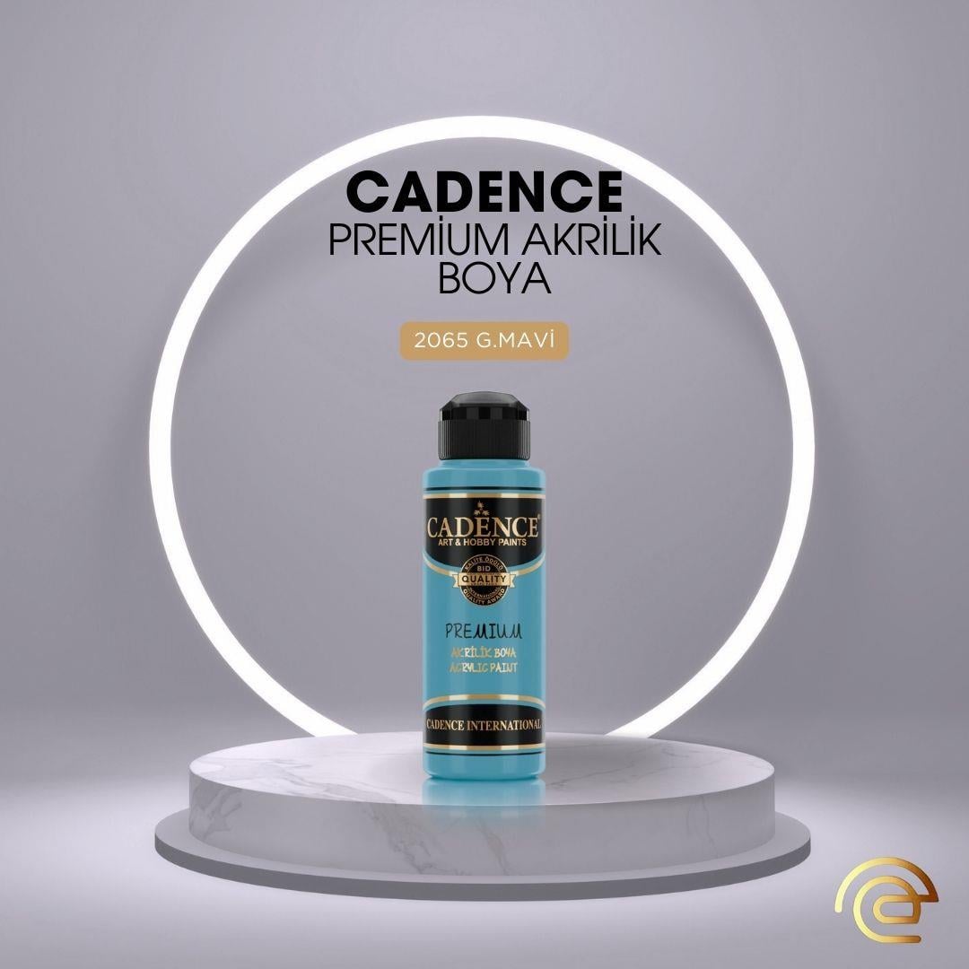 Cadence PREMİUM AKRİLİK BOYA 120 ML 2065 G.MAVİ