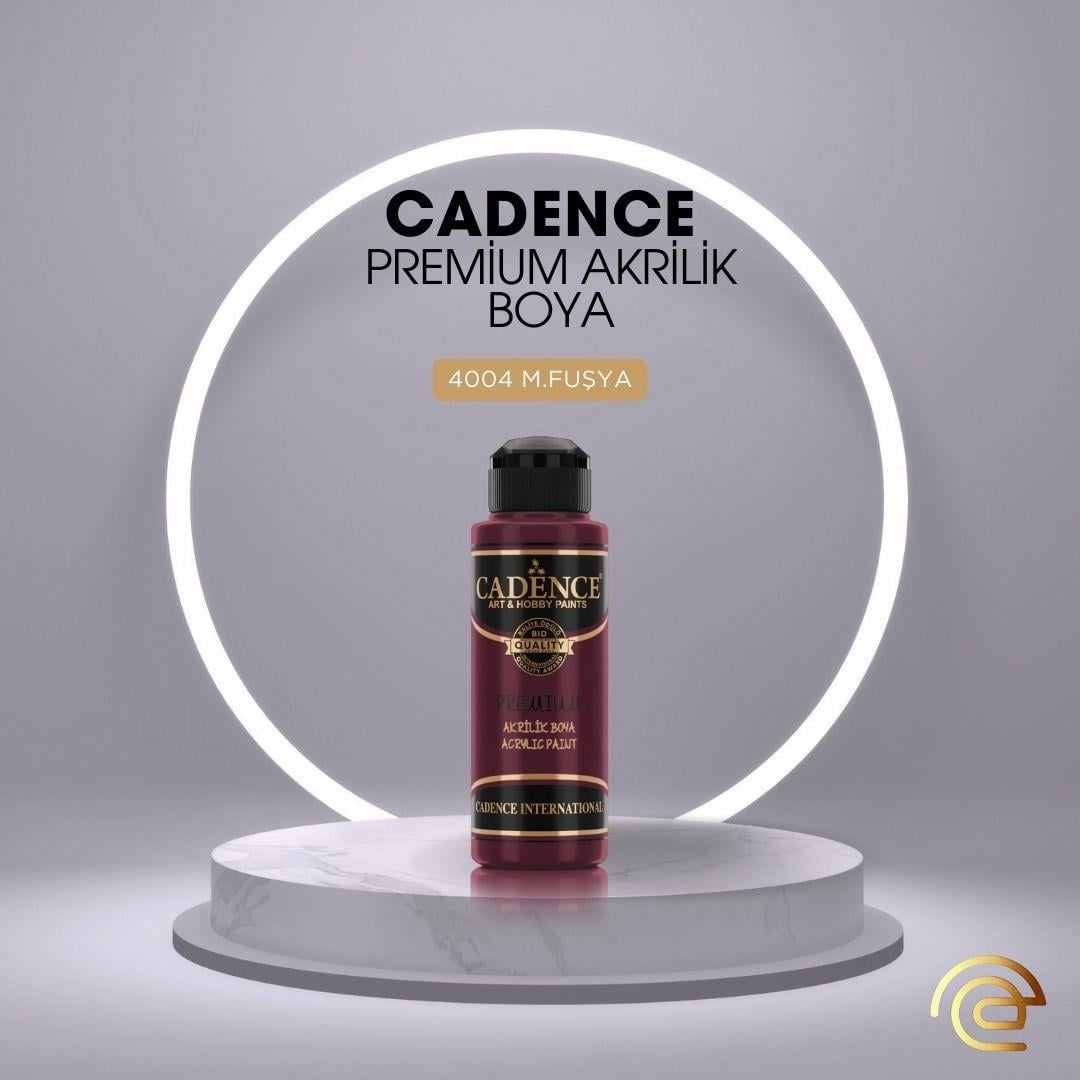 Cadence PREMİUM AKRİLİK BOYA 120 ML  4004 M.FUŞYA