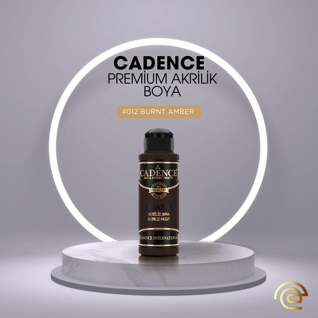 Cadence PREMİUM AKRİLİK BOYA 120 ML 4012 BURNT AMBER