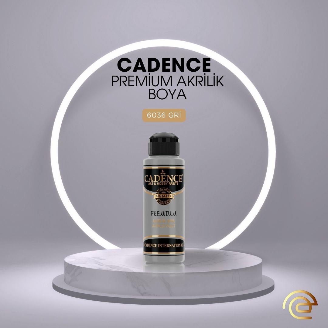 Cadence PREMİUM AKRİLİK BOYA 120 ML 6036 GRİ