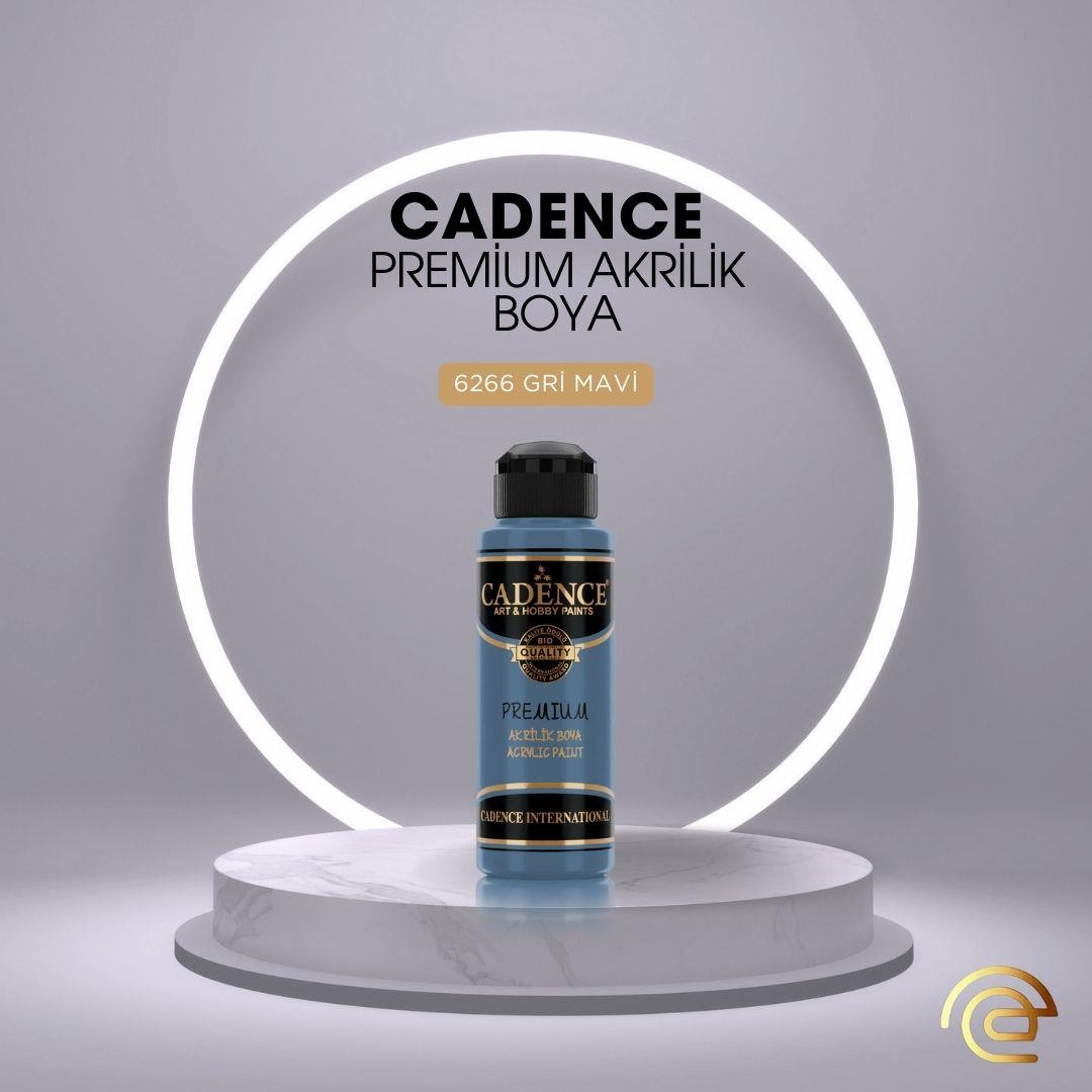 Cadence PREMİUM AKRİLİK BOYA 120 ML 6266 GRİ MAVİ