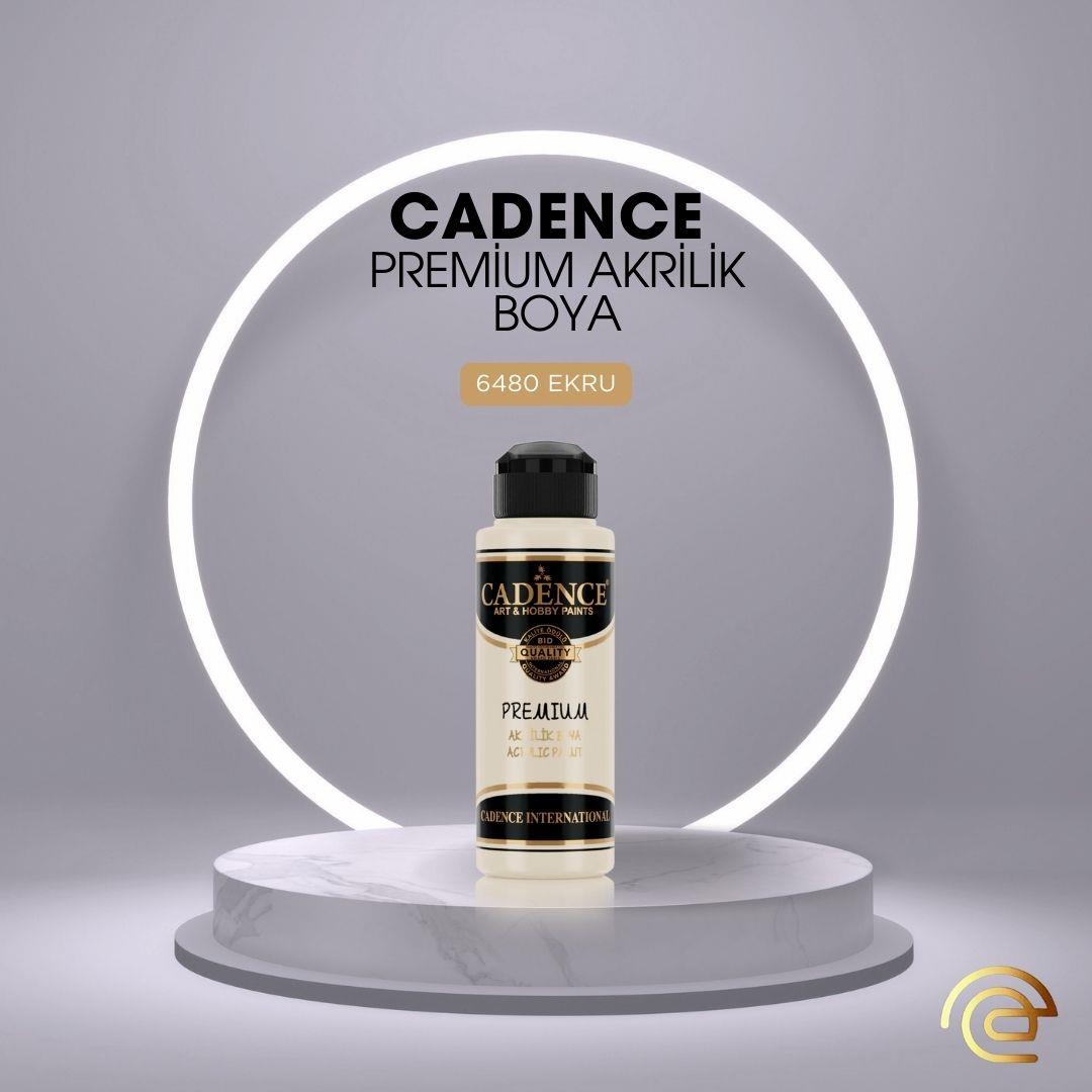 Cadence PREMİUM AKRİLİK BOYA 120 ML 6480 EKRU