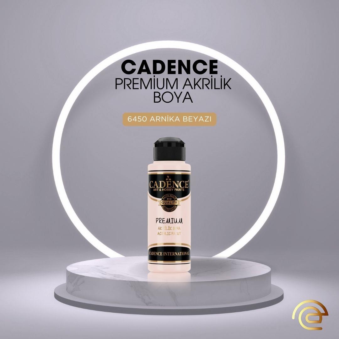 Cadence PREMİUM AKRİLİK BOYA 120 ML 6450 ARNİKA BEYAZI