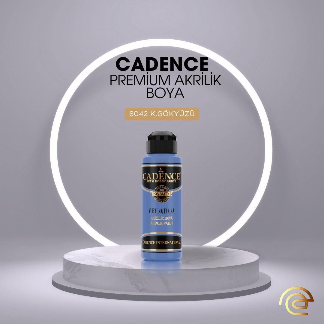 Cadence PREMİUM AKRİLİK BOYA 120 ML 8042 K.GÖKYÜZÜ