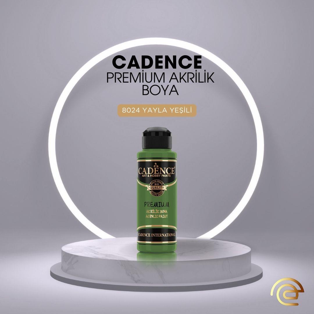 Cadence PREMİUM AKRİLİK BOYA 120 ML 8024 YAYLA YEŞİLİ