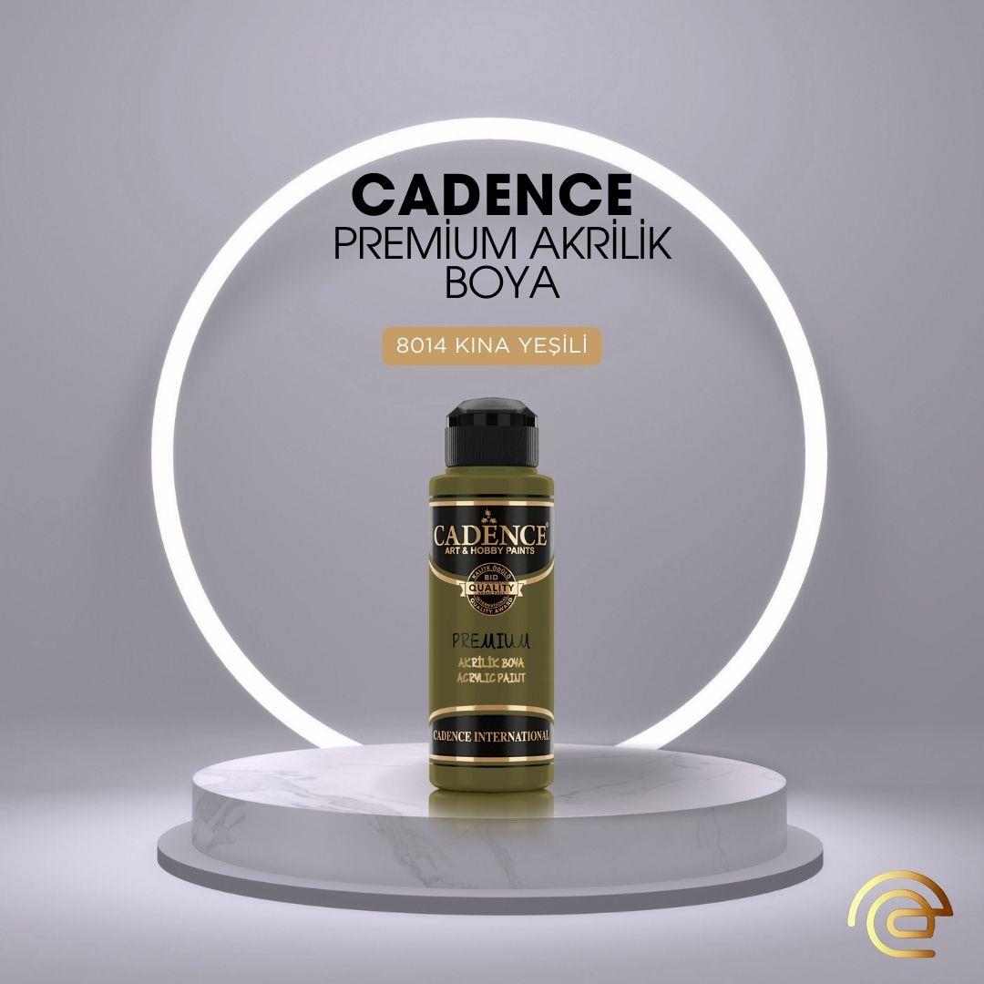 Cadence PREMİUM AKRİLİK BOYA 120 ML 8014 KINA YEŞİLİ