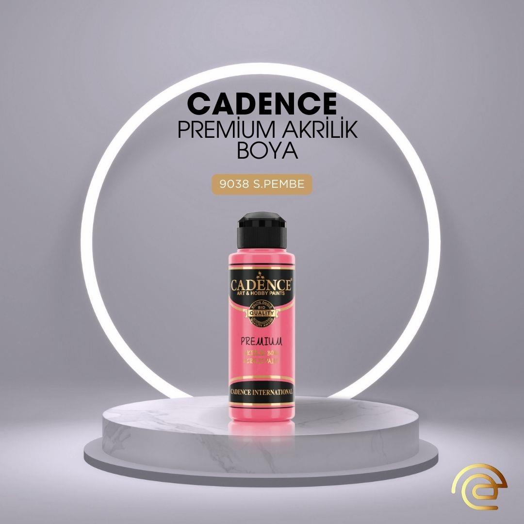 Cadence PREMİUM AKRİLİK BOYA 120 ML 9038 S.PEMBE