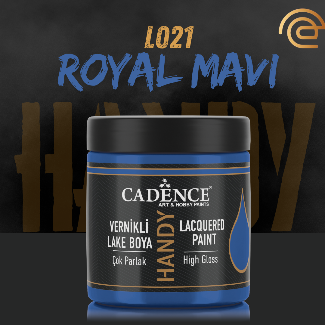Cadence Vernikli Lake Boya L021 Royal Mavi 250ml