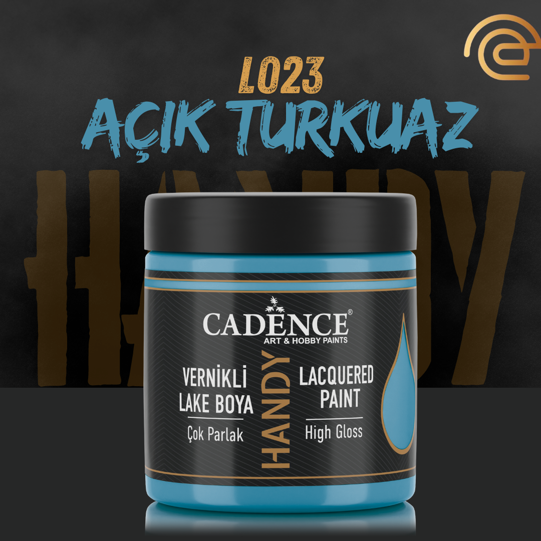 Cadence Vernikli Lake Boya L023 Açık Turkuaz 250ml