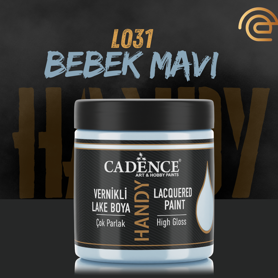 Cadence Vernikli Lake Boya L031 Bebek Mavi 250ml