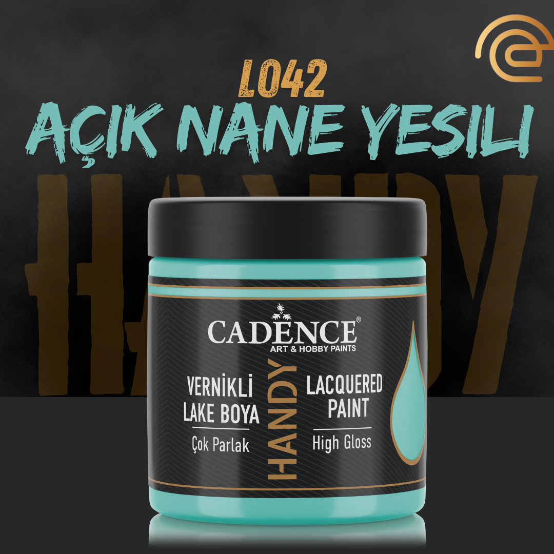 Cadence Vernikli Lake Boya L042 Açık Nane Yeşili 250ml