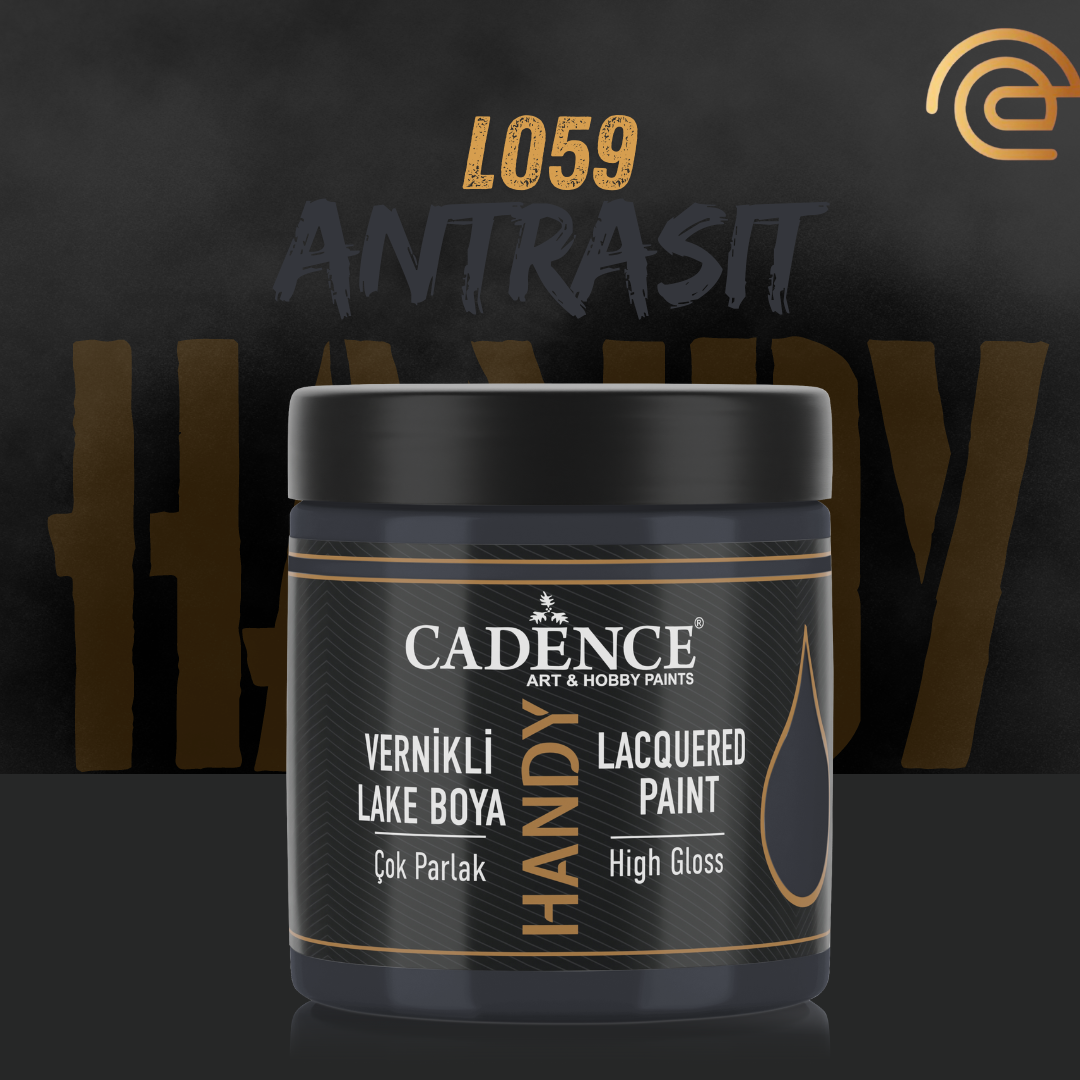 Cadence Vernikli Lake Boya L059 Antrasit 250ml