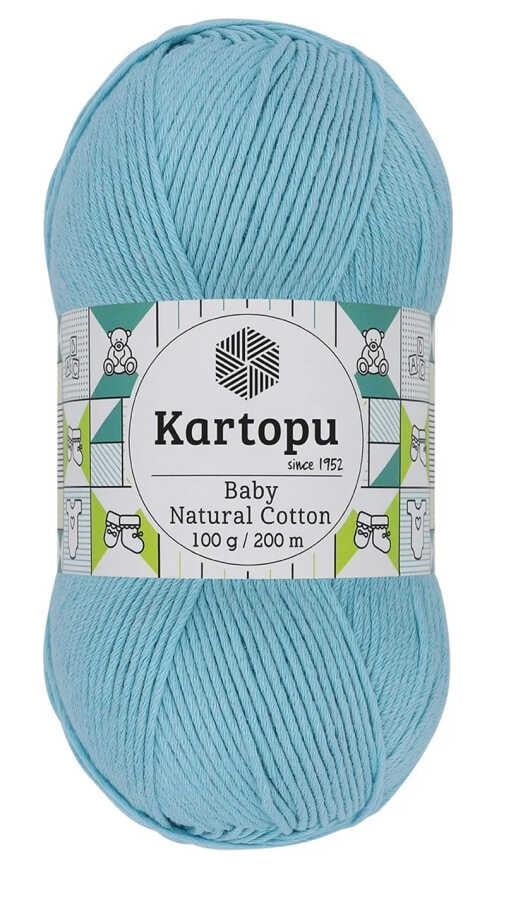 KARTOPU,BABY NATUREL COTTON K0551 AÇIK TURKUAZ