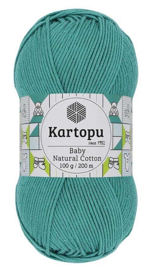 KARTOPU,BABY NATUREL COTTON K0418 ASPRİN YEŞİL