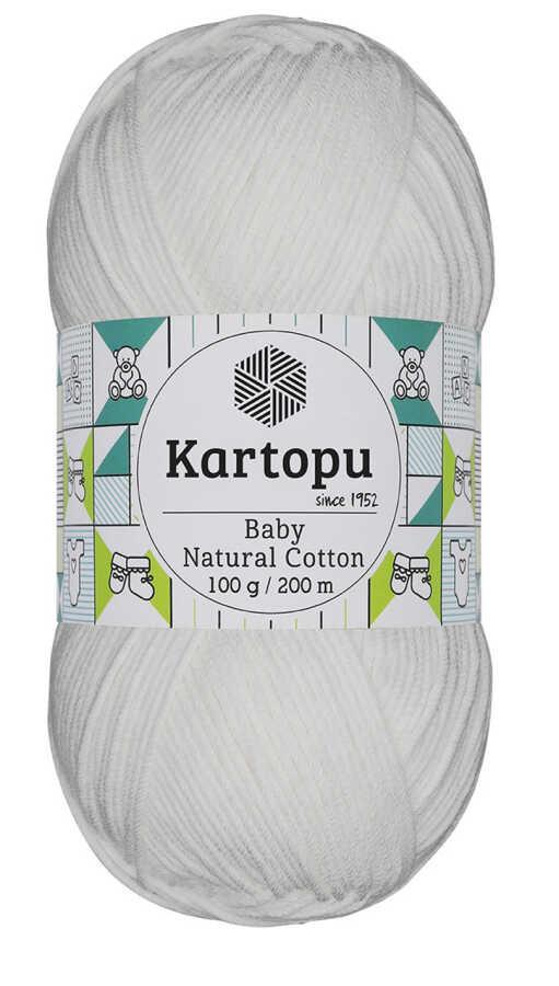 KARTOPU,BABY NATUREL COTTON K0010 BEYAZ
