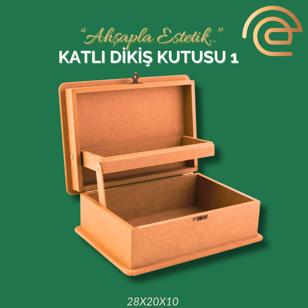 KATLI DİKİŞ KUTUSU BÜYÜK