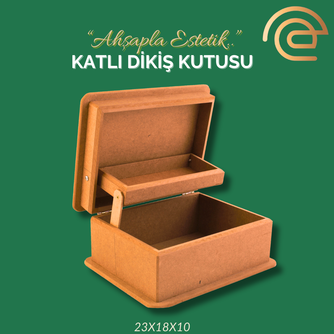 KATLI DİKİŞ KUTUSU ORTA