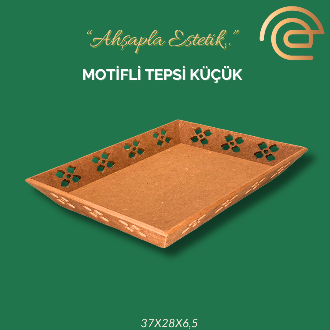 MOTİFLİ TEPSİ KÜÇÜK