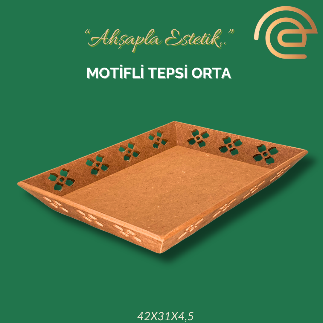 MOTİFLİ TEPSİ ORTA