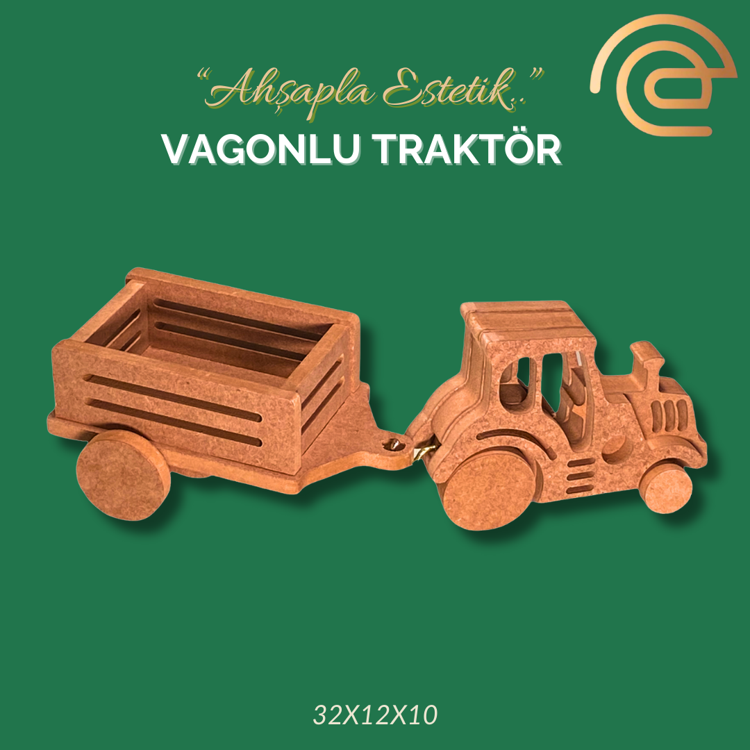 VAGONLU TRAKTÖR OYUNCAK