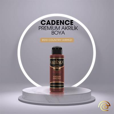 Cadence PREMİUM AKRİLİK BOYA 120 ML 9510 COUNTRY KIRMIZI