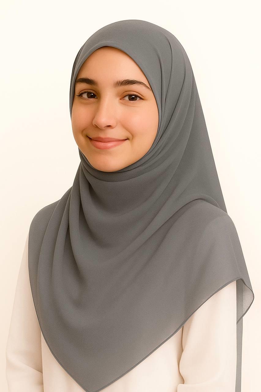 5000-3 Şifon Eşarp 125*125 cm