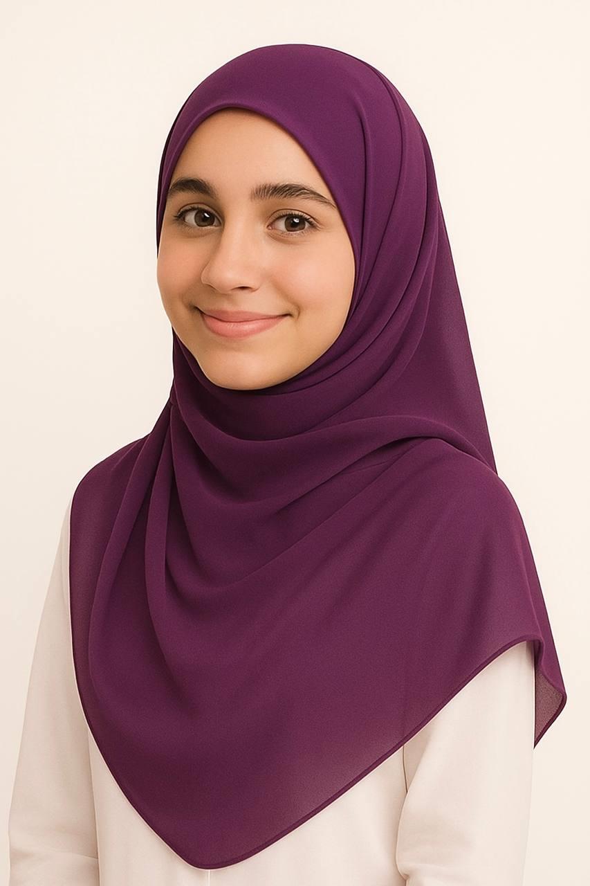 5000-5 Şifon Eşarp 125*125 cm